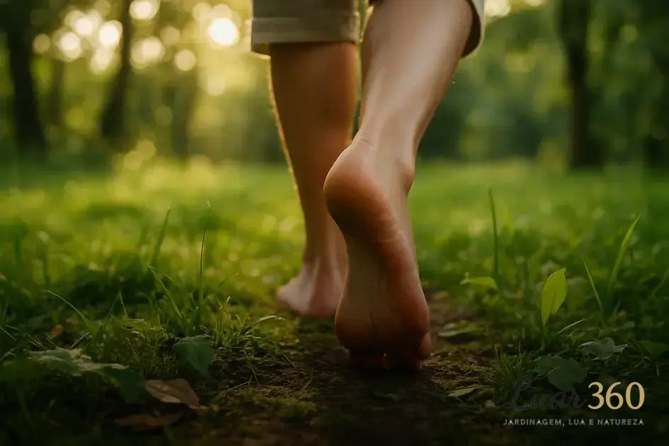 benefícios físicos de manter a conexão com a terra