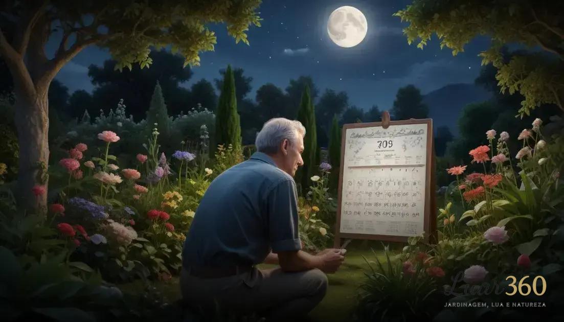 Calendário lunar para jardinagem: saiba quando plantar e colher