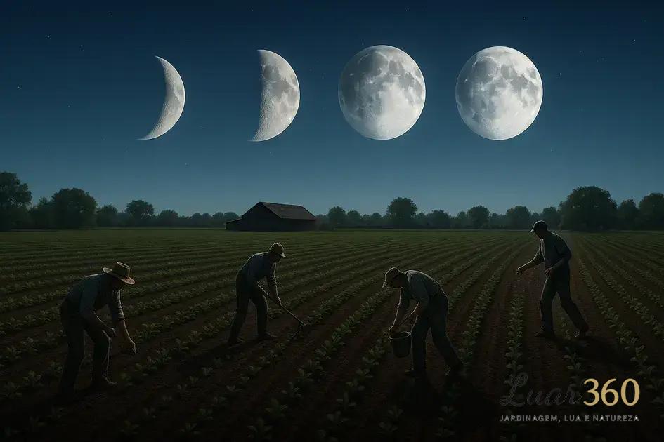 Como as fases da lua afetam o plantio e a colheita