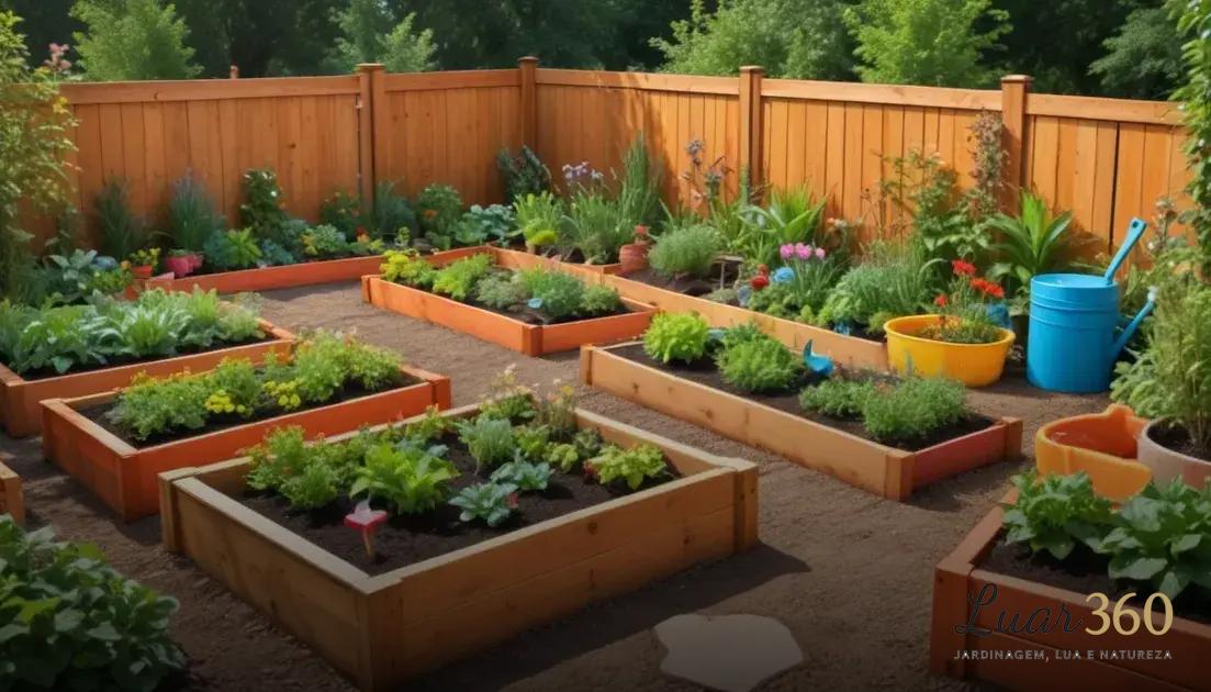como criar um espaço seguro e divertido para jardinagem