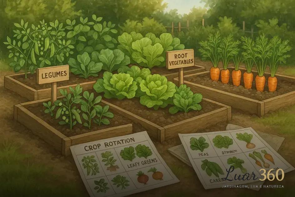 Como planejar a rotação para diferentes tipos de plantas