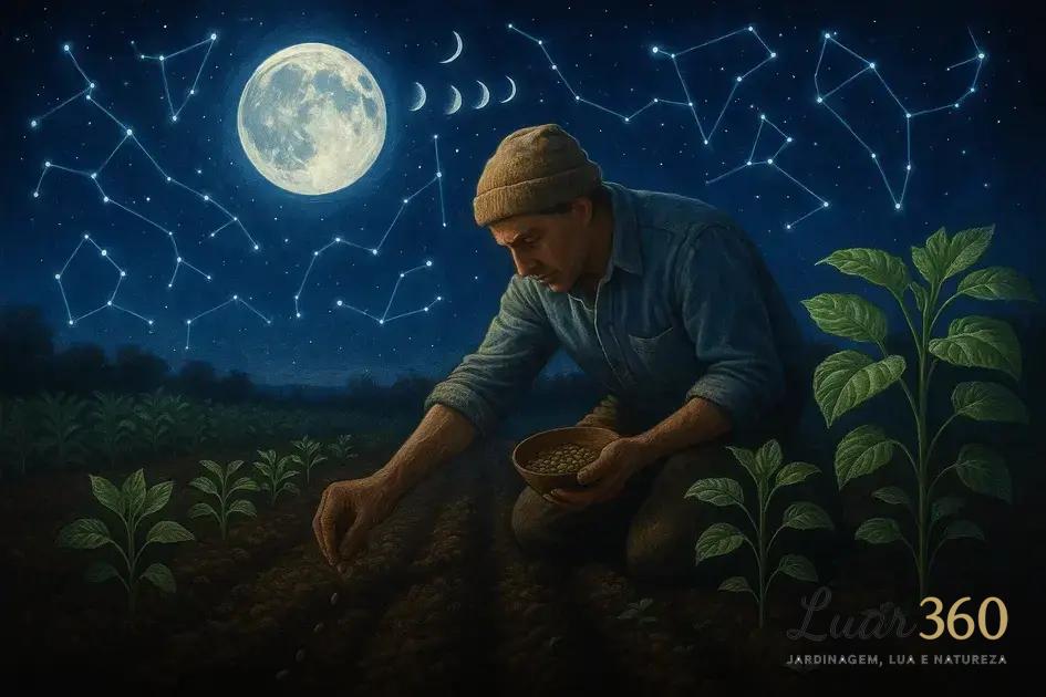 Fases lunares e signos no plantio: guia prático para melhores cultivos