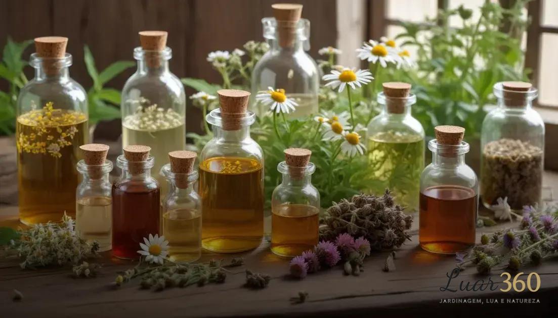 Principais plantas usadas na preparação de tinturas