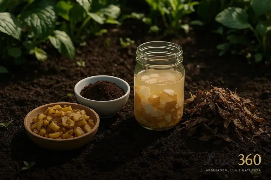 Receitas fáceis de adubo caseiro para diferentes plantas