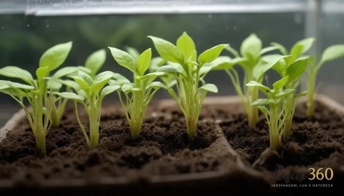 Técnicas de enraizamento para mudas vigorosas