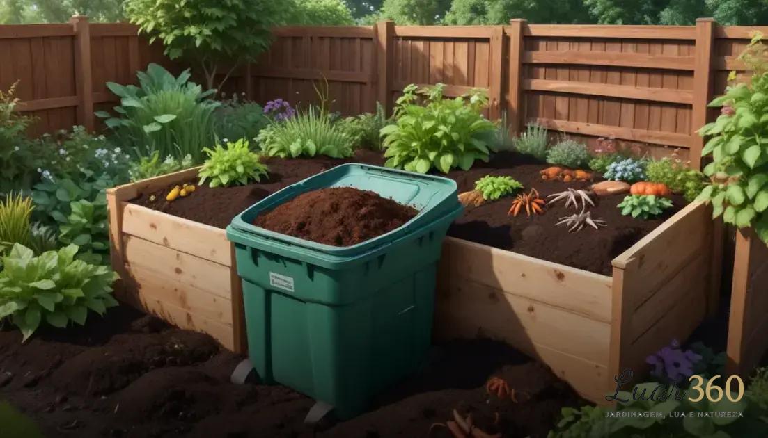uso de compostagem e fertilizantes naturais