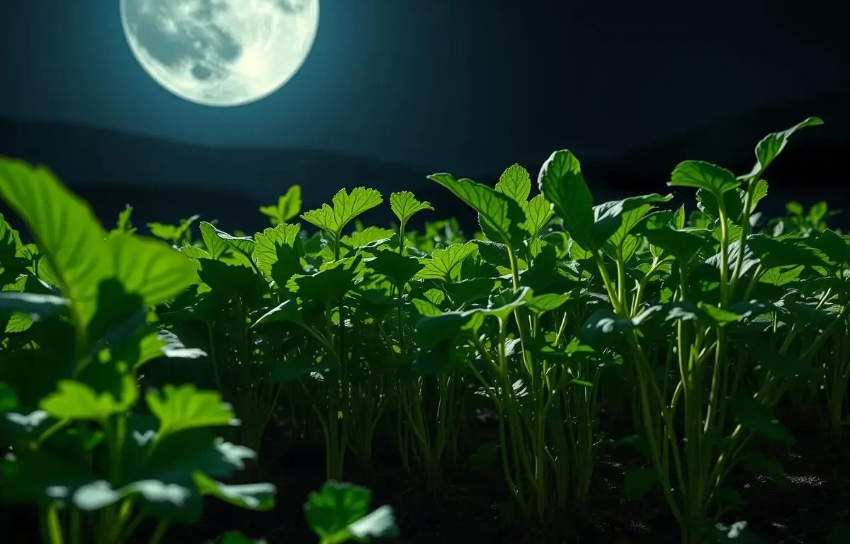 Entenda Como a Gravidade Lunar Interfere na Seiva de Hortaliças