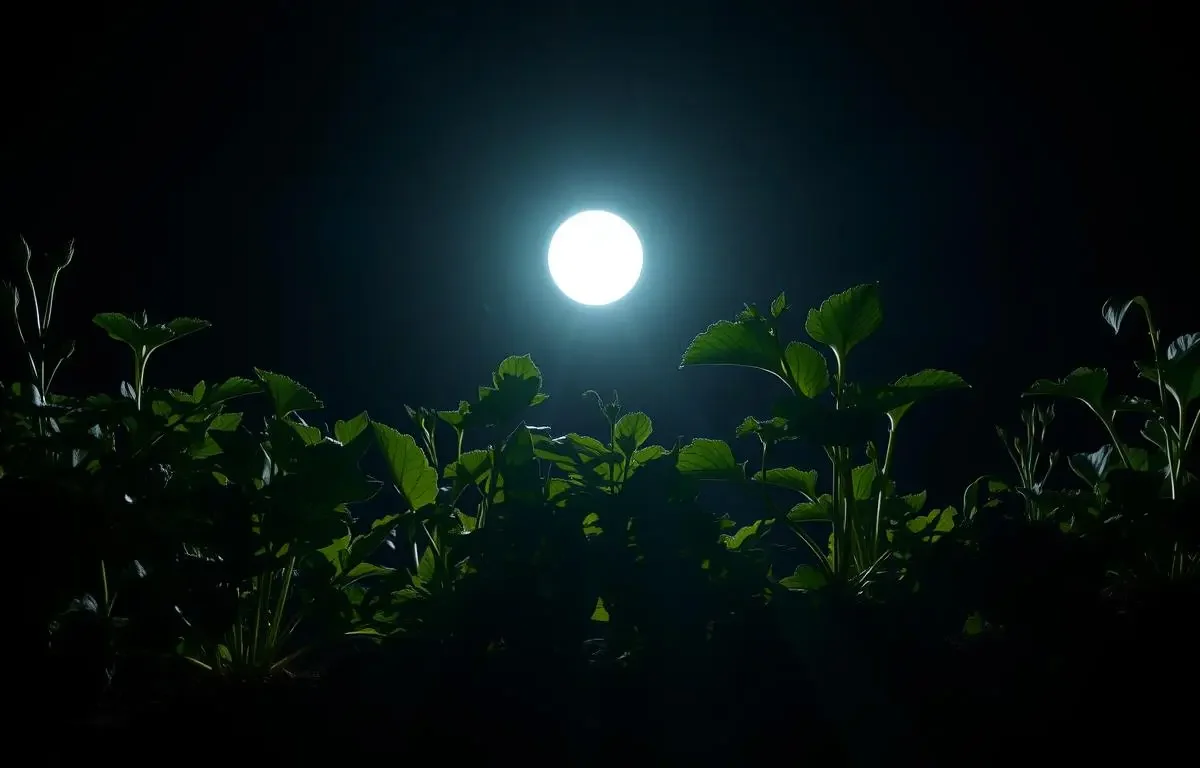 Luz Lunar e Fotossíntese Noturna em Hortaliças: Existe Relação?
