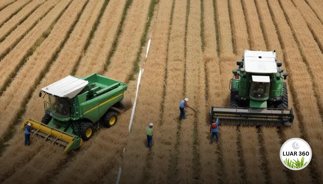 Benefícios da colheita manual versus mecânica