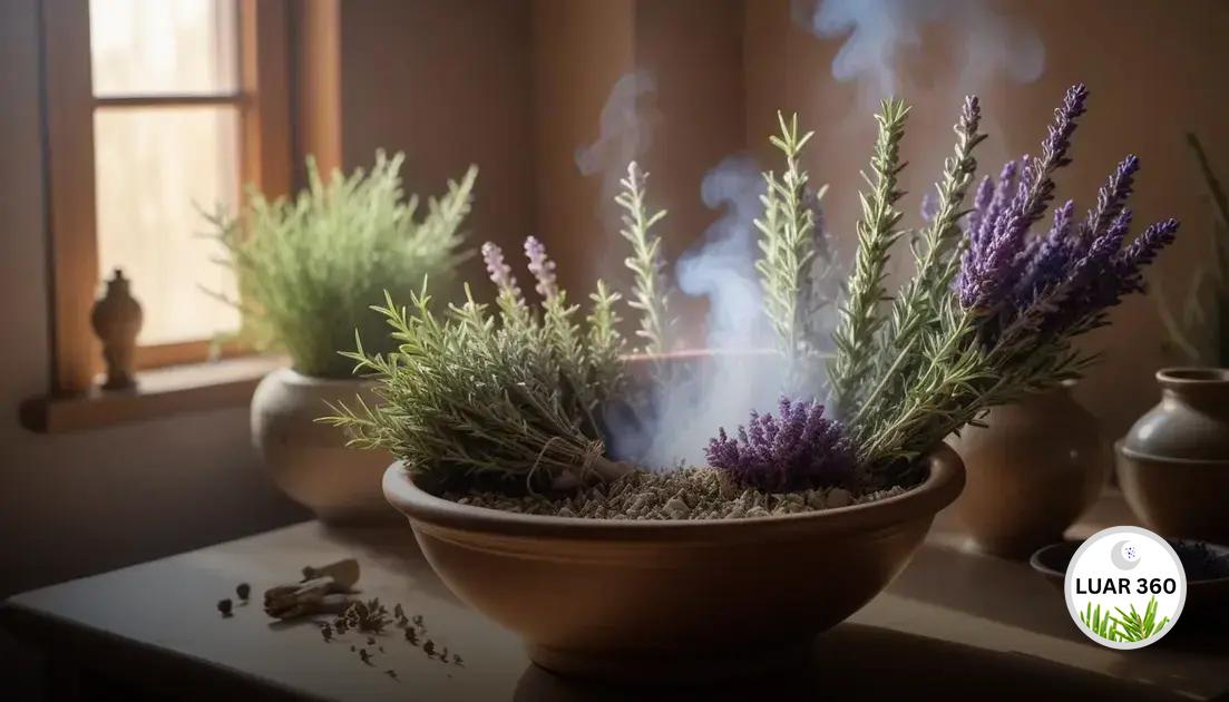 Benefícios da defumação com ervas