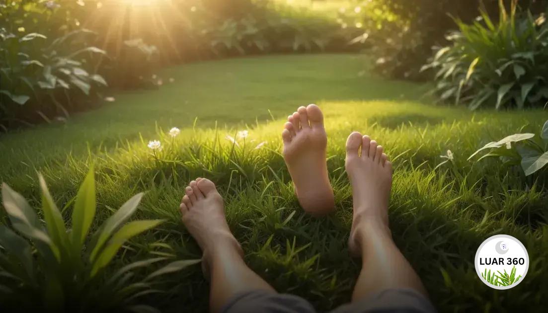 Benefícios das práticas de grounding para a saúde