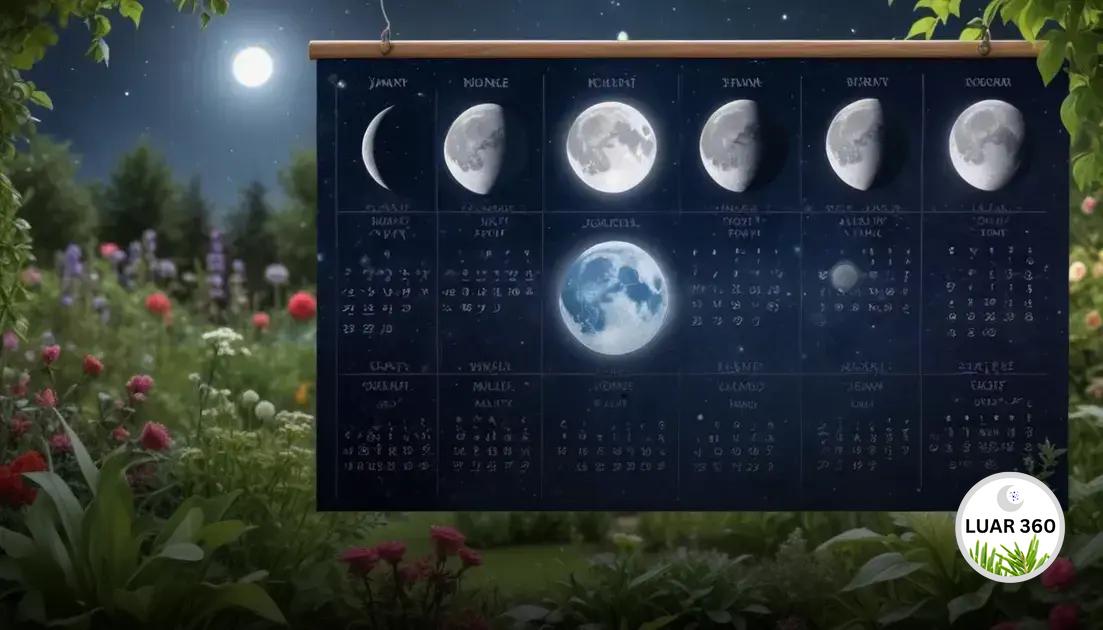 Calendário lunar para jardinagem: como usar a lua a seu favor