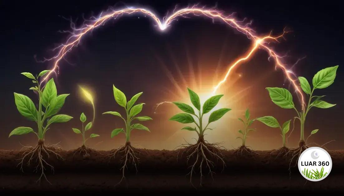 Como a energia influencia o crescimento das plantas