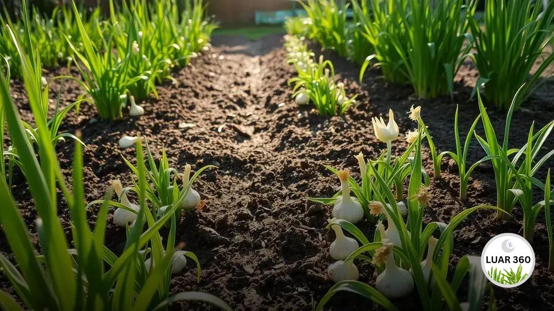 Como plantar alho no quintal com dicas valiosas