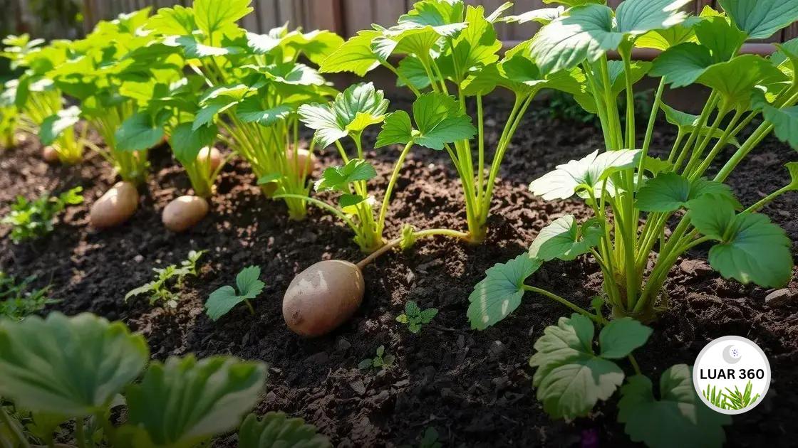 Como plantar batata-doce no quintal para uma colheita saudável