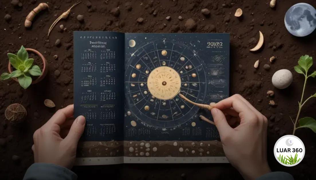 Como usar o calendário para plantio