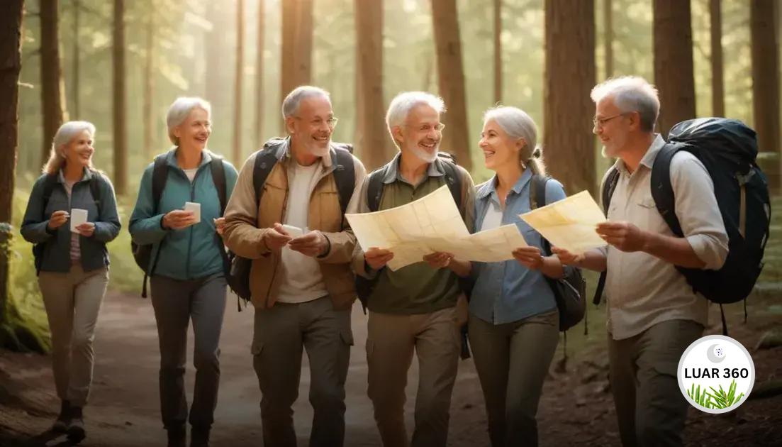 Dicas para promover caminhadas em grupo