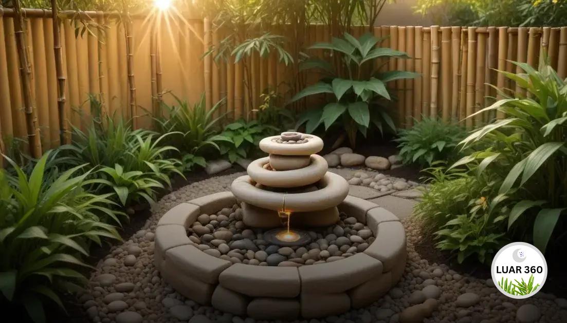 Elementos decorativos que estimulam a paz