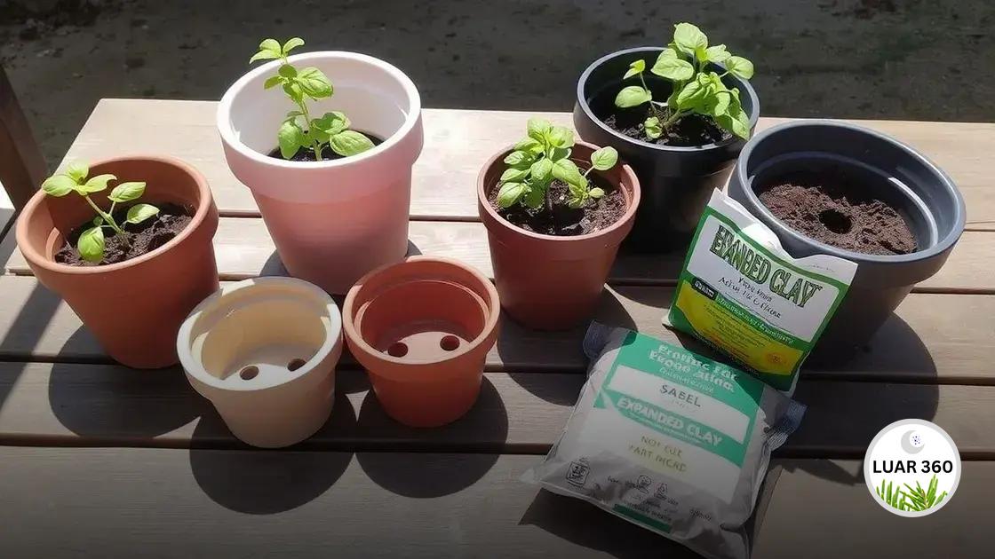 Escolhendo o vaso ideal para o cultivo