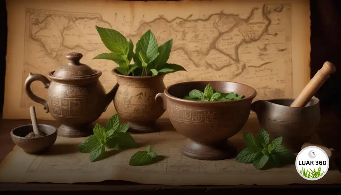 História e usos tradicionais da hortelã