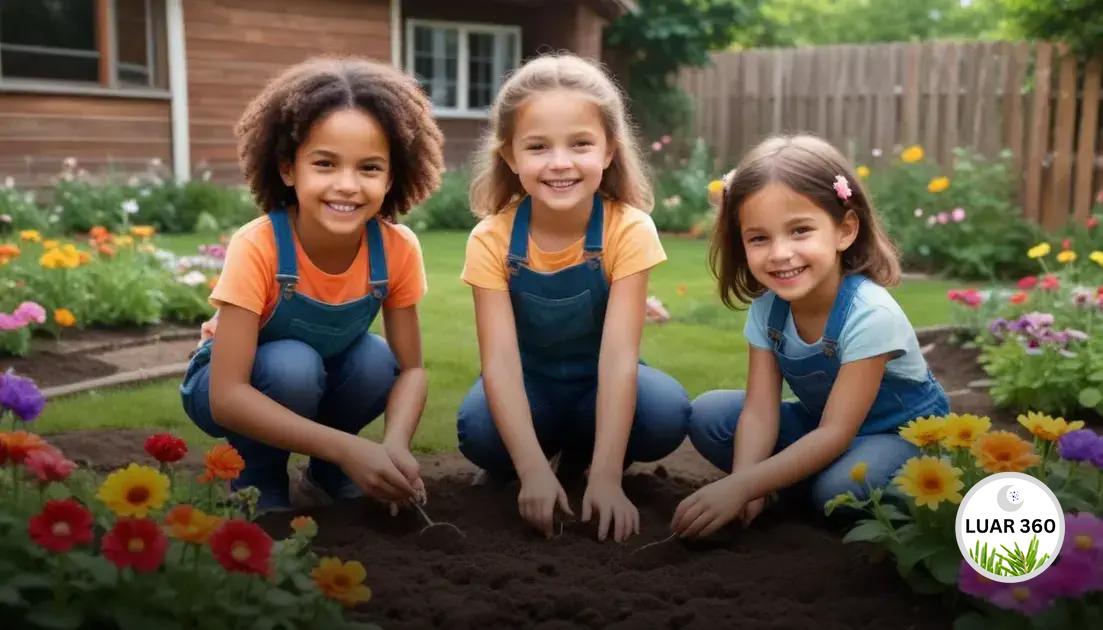 Jardinagem com crianças: aprenda a cultivar momentos especiais