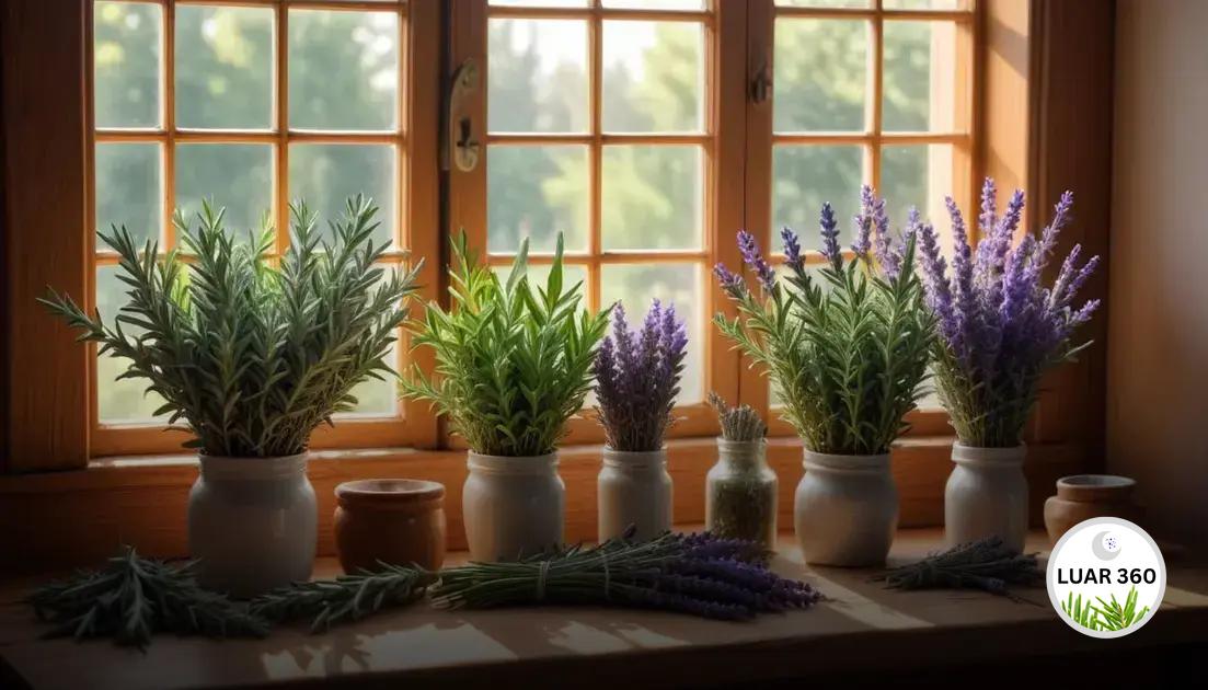 Limpeza energética com ervas: energize seu ambiente