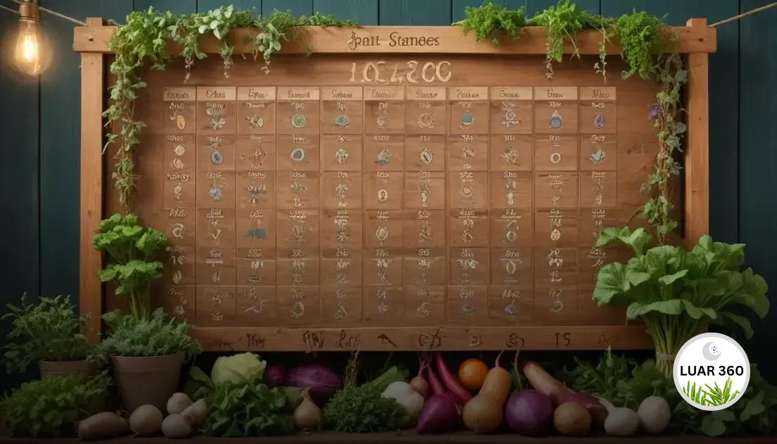 Melhores práticas de cultivo segundo os signos