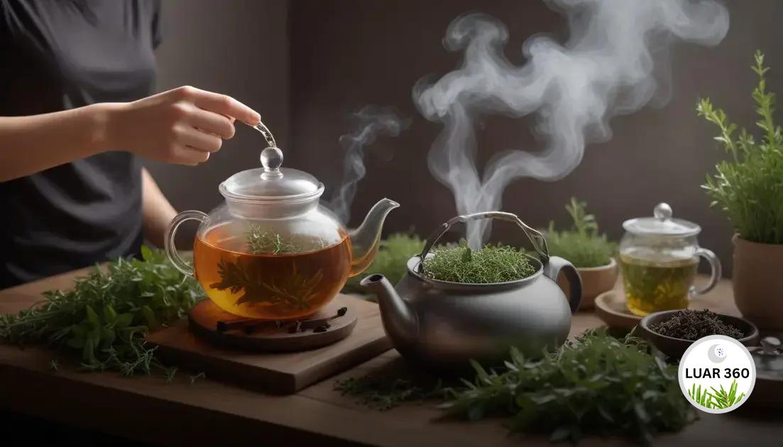 Preparo de chás medicinais: como fazer com ervas frescas