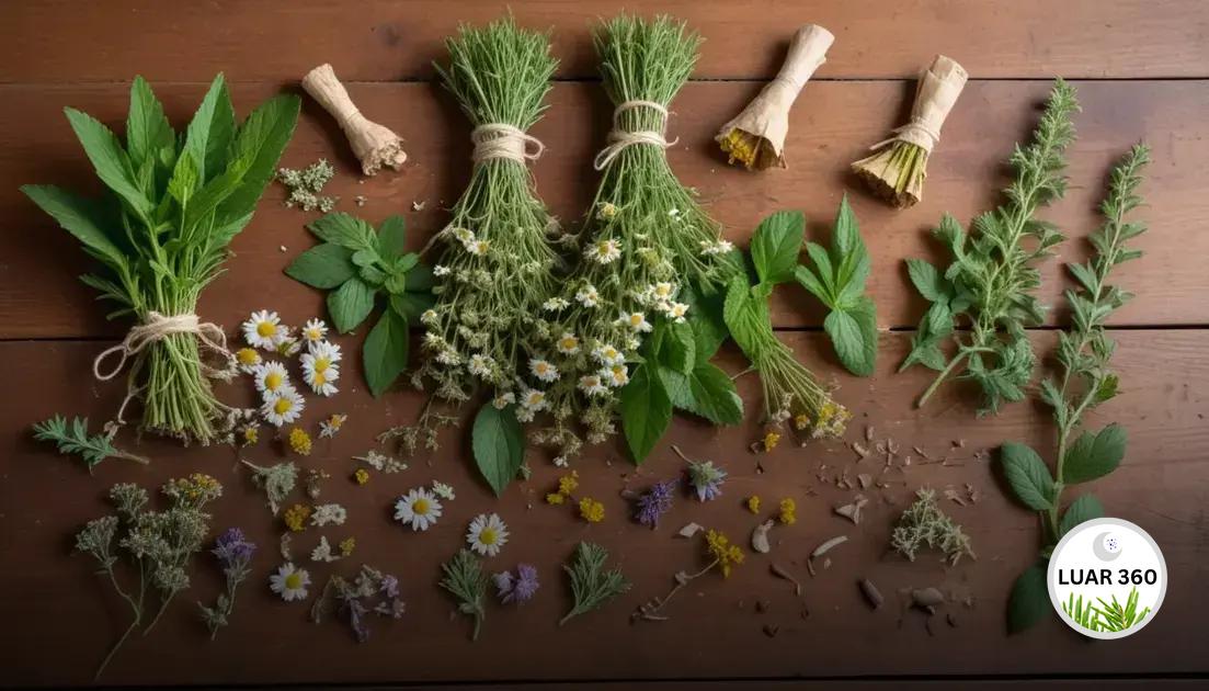 Principais ervas que curam e suas propriedades