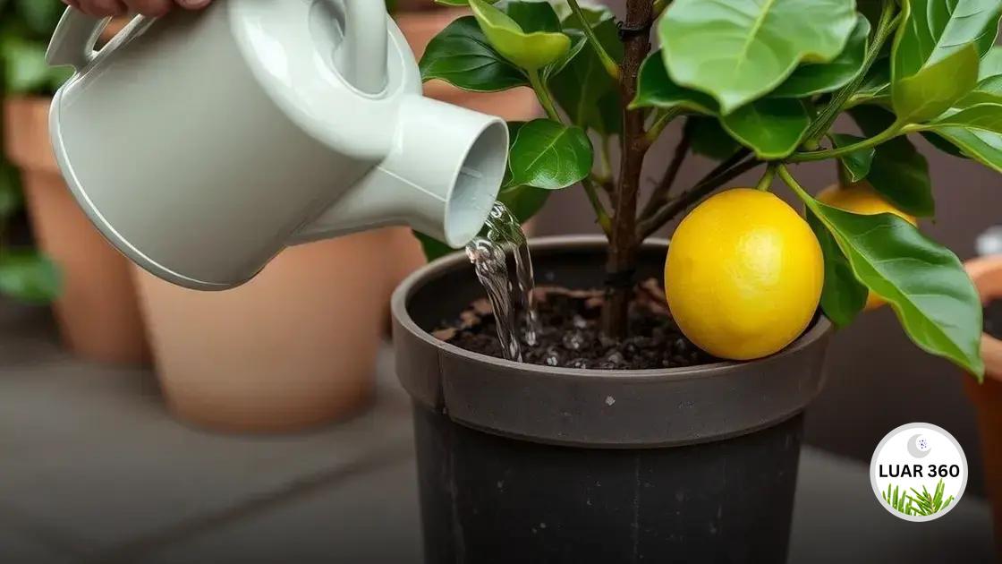 Rega e drenagem adequadas