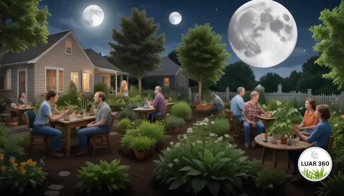 Relatos de jardineiros sobre a lua