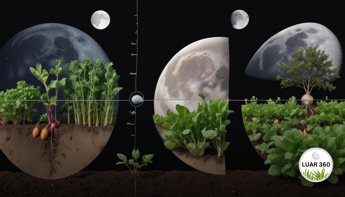 Fases da lua e tarefas diárias de cultivo