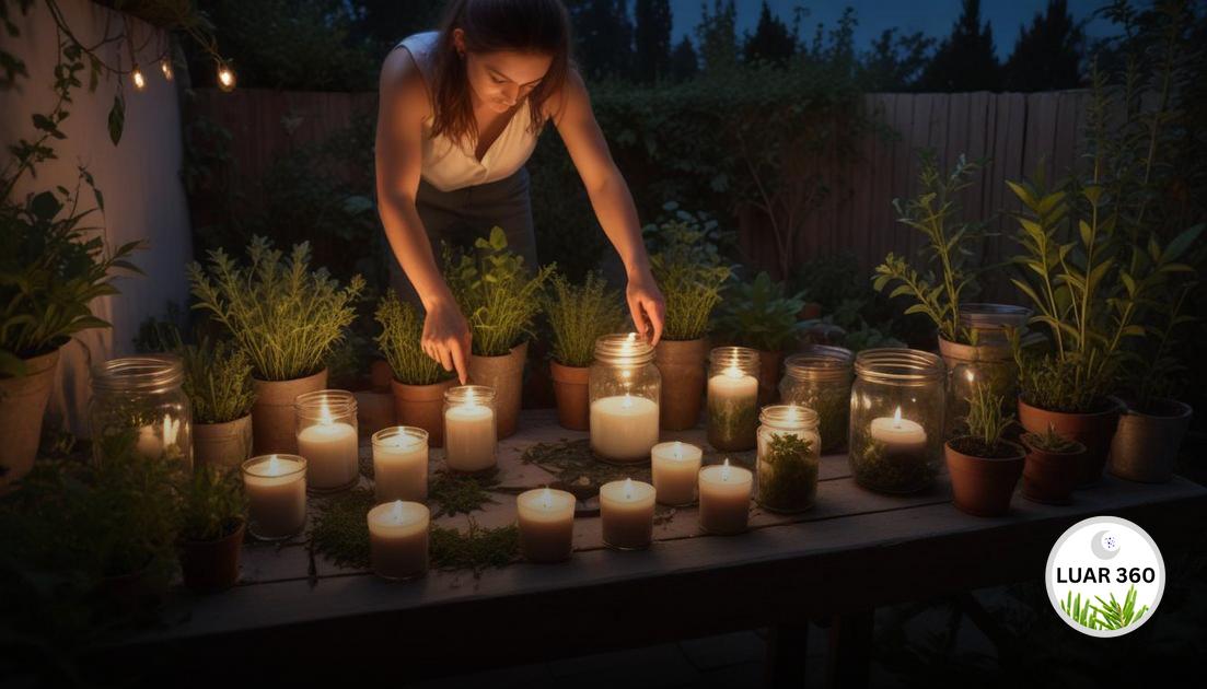 Lua Cheia ritual: gratidão e conexão no jardim