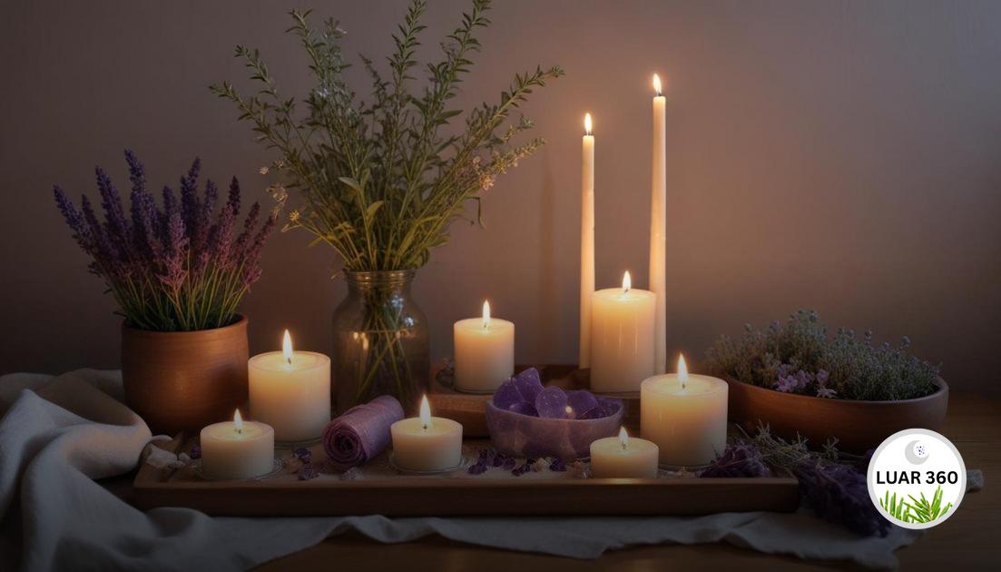 Materiais e altar: itens simples e sustentáveis