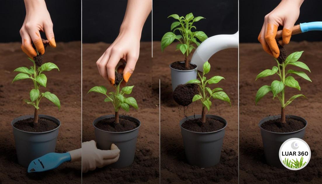 plantio, espaçamento e transplante passo a passo