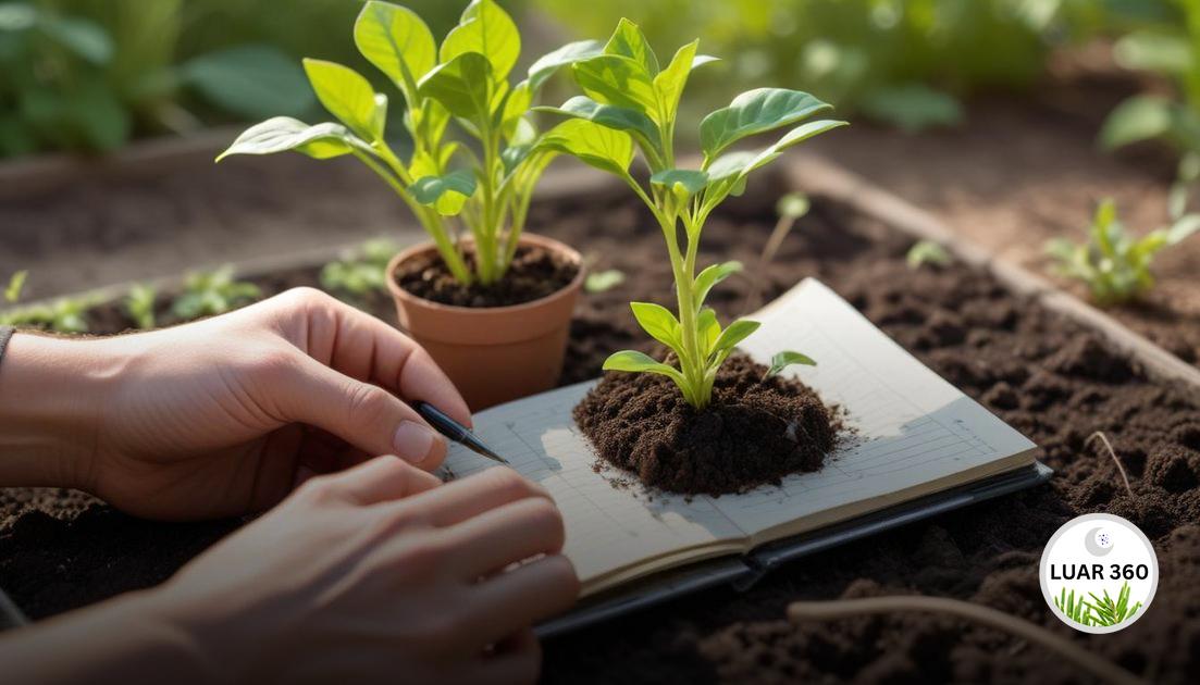 Rotinas diárias e sinais de resposta das plantas