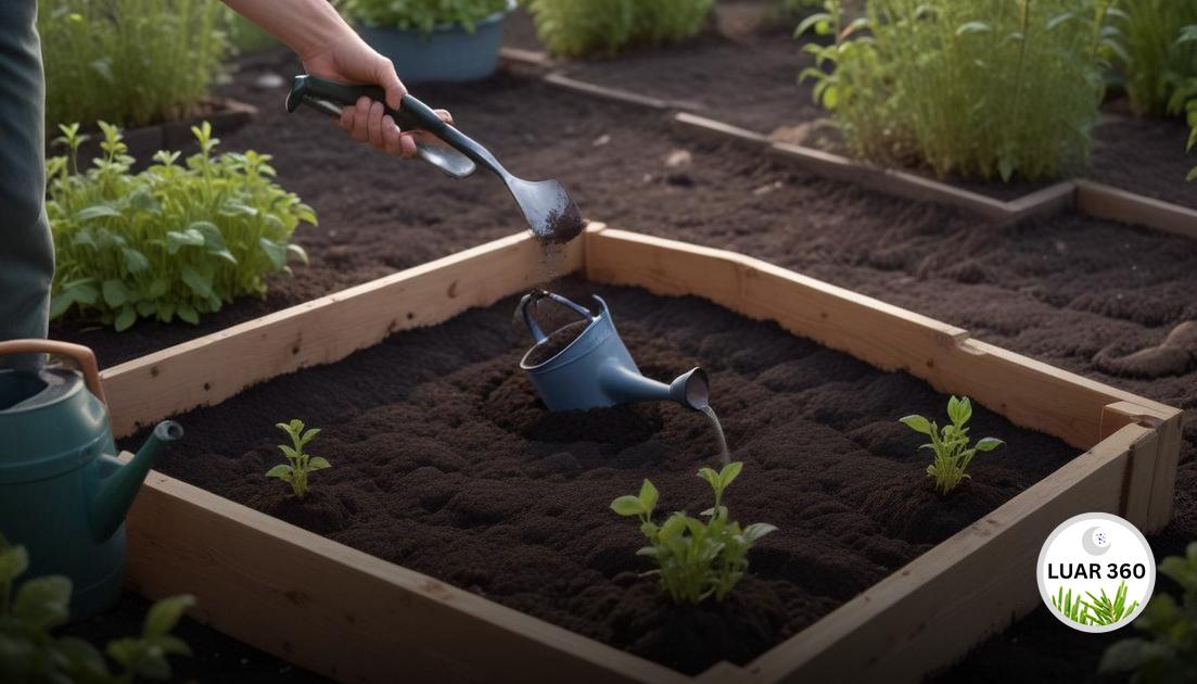 Técnicas práticas: preparo de solo, mudas e irrigação