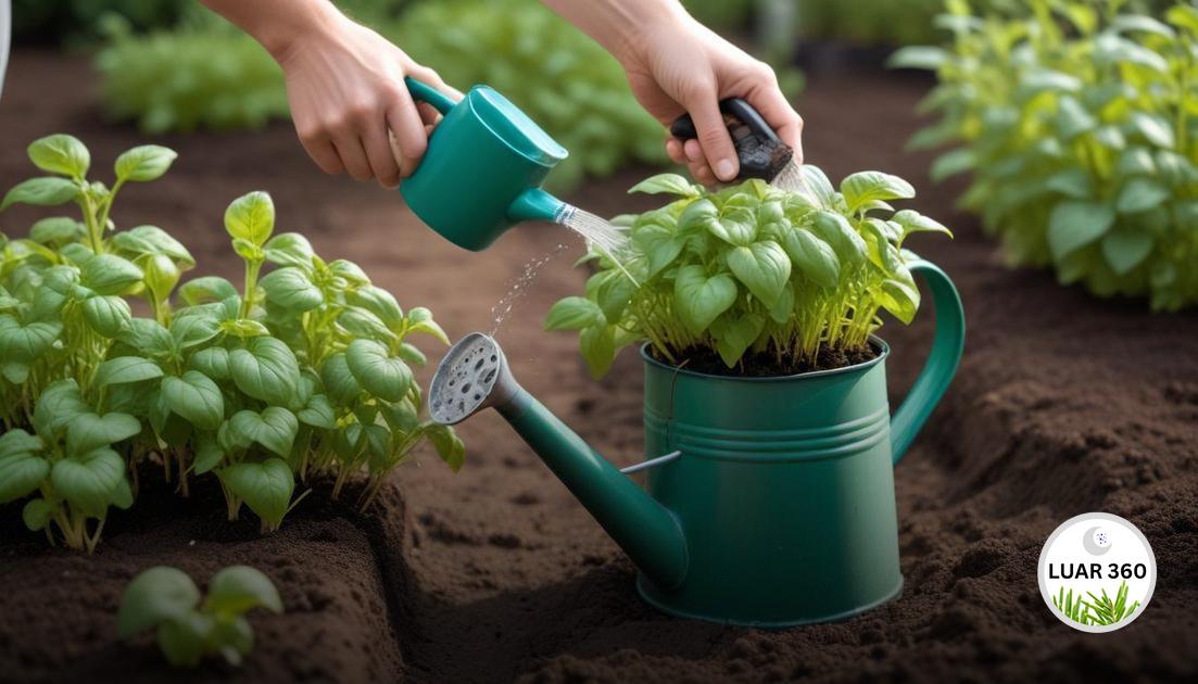 Rega e adubação prática para manter frescor